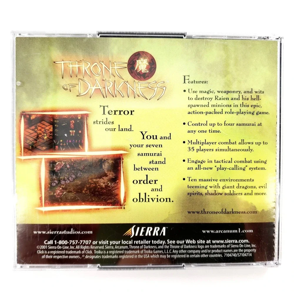 Arcanum: Of Steamworks & Magick Obscura (PC, 2001) w/ Manual Mint Discs